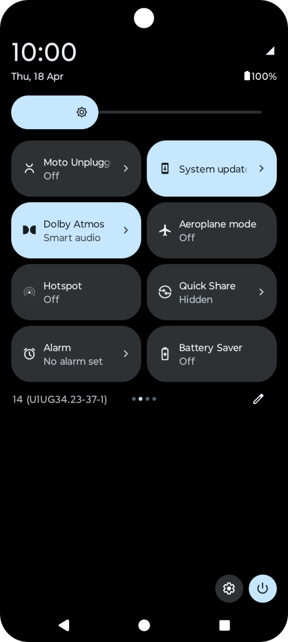 Press Battery Saver to turn on the function. Press Battery Saver to turn on the function.