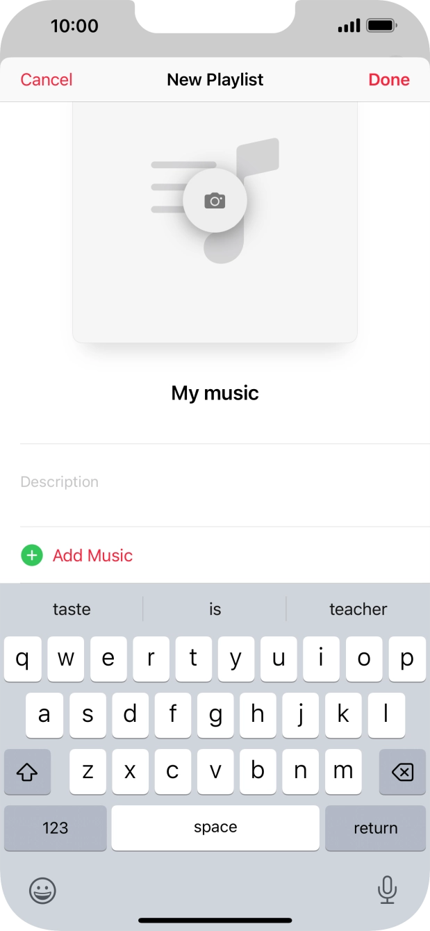 Press Add Music.