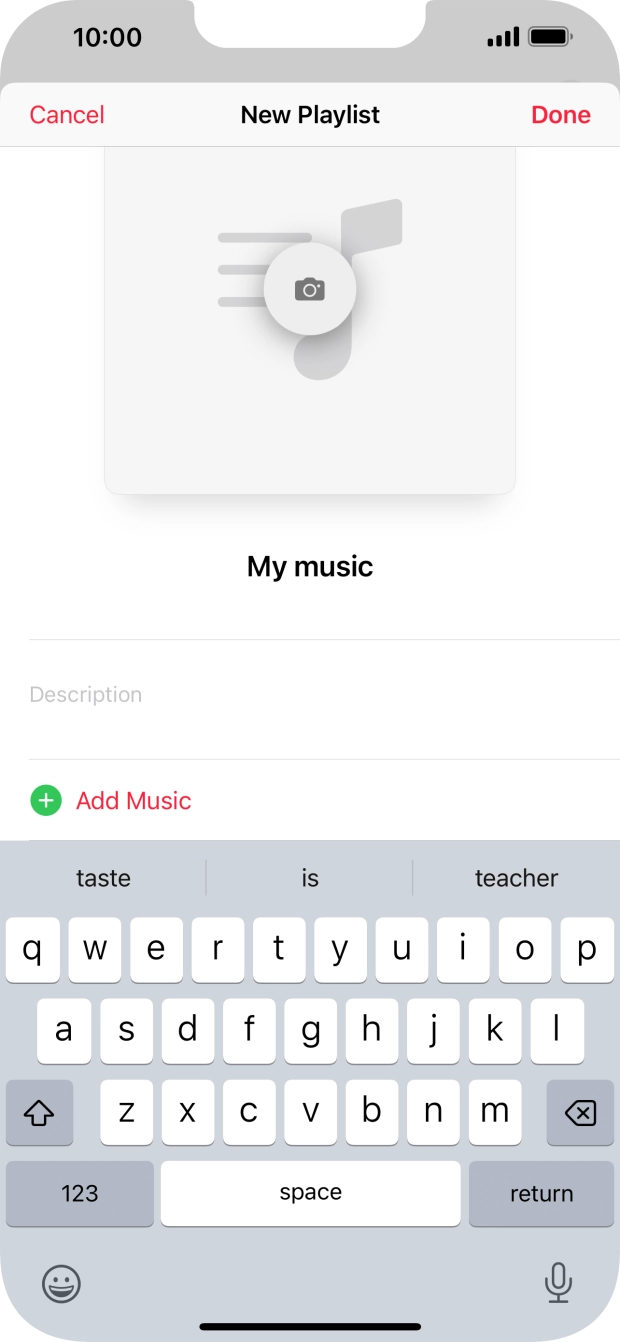 Press Add Music.