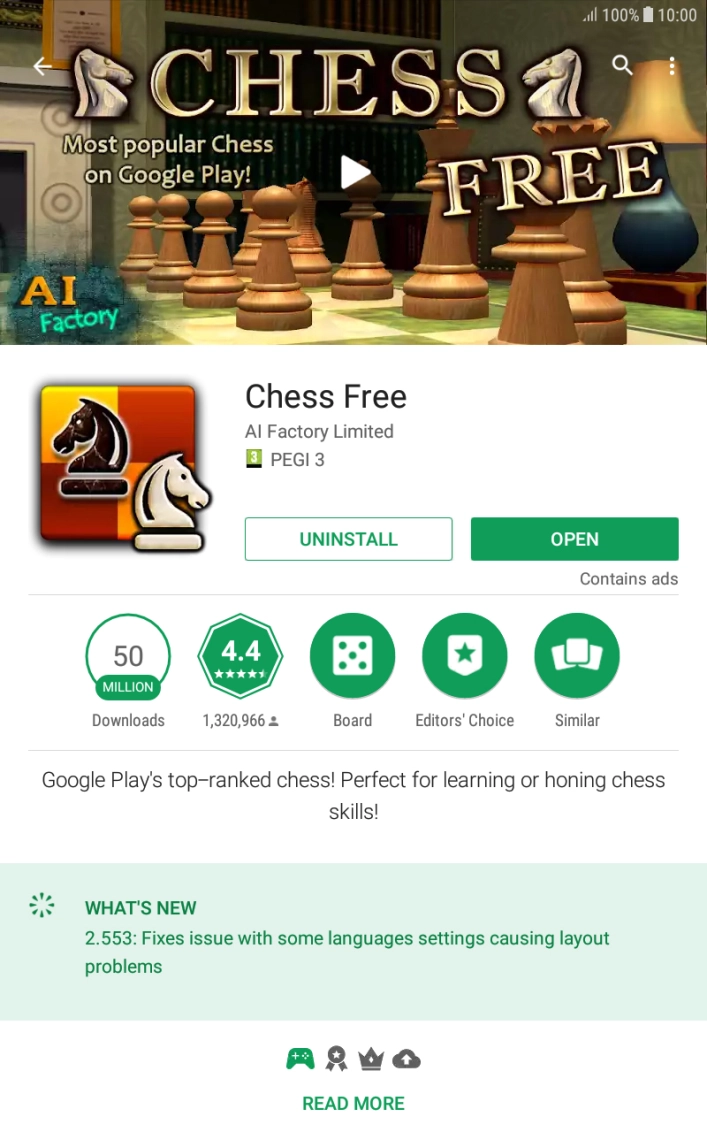 Press UNINSTALL.