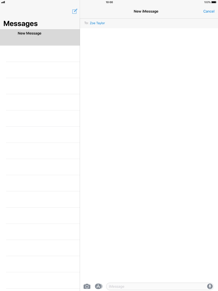 Press the text input field and write the required text. Press the text input field and write the required text.