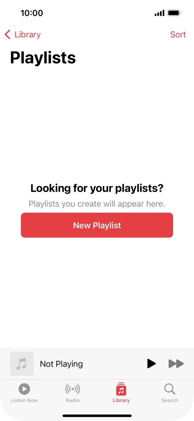 Press New Playlist.