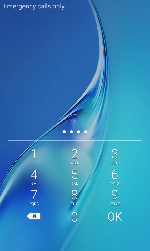 Key in a new four-digit PIN and press OK. Key in a new four-digit PIN and press OK.