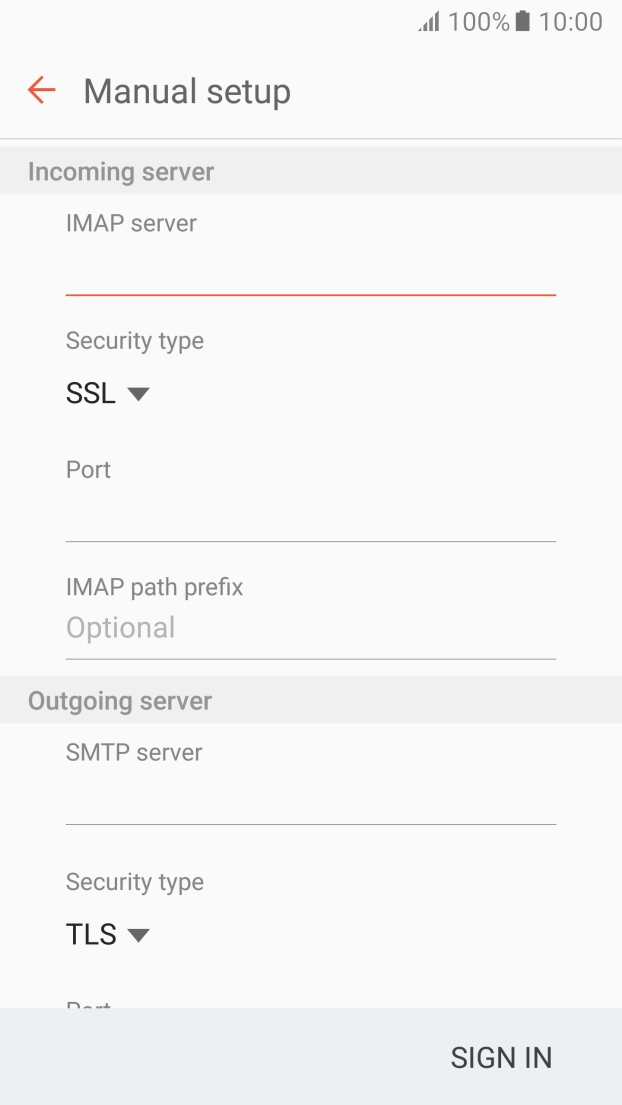 Press the drop down list below Press the drop down list below