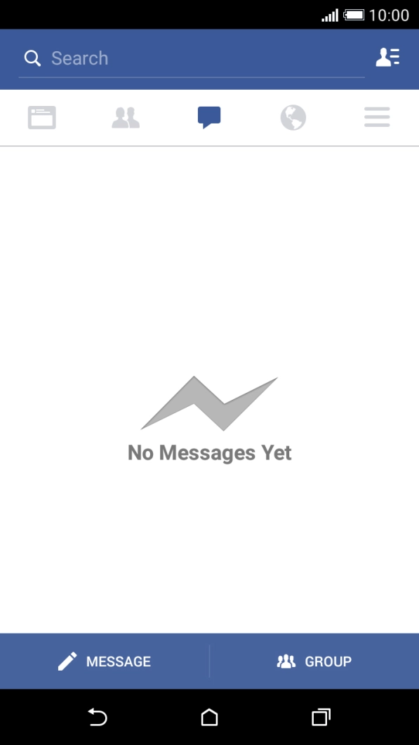 Press MESSAGE.