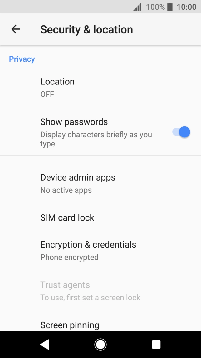 Press SIM card lock. Press SIM card lock.