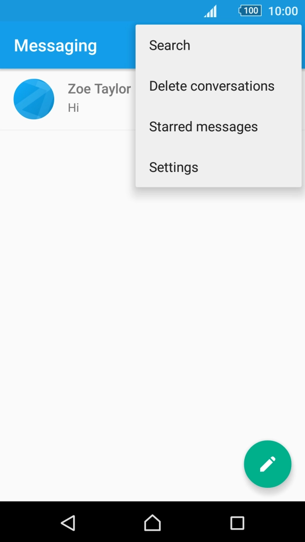 Press Settings.
