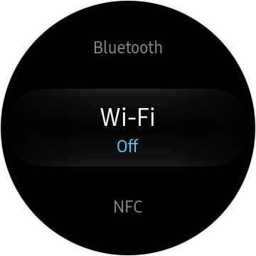 Press Wi-Fi. Press Wi-Fi.