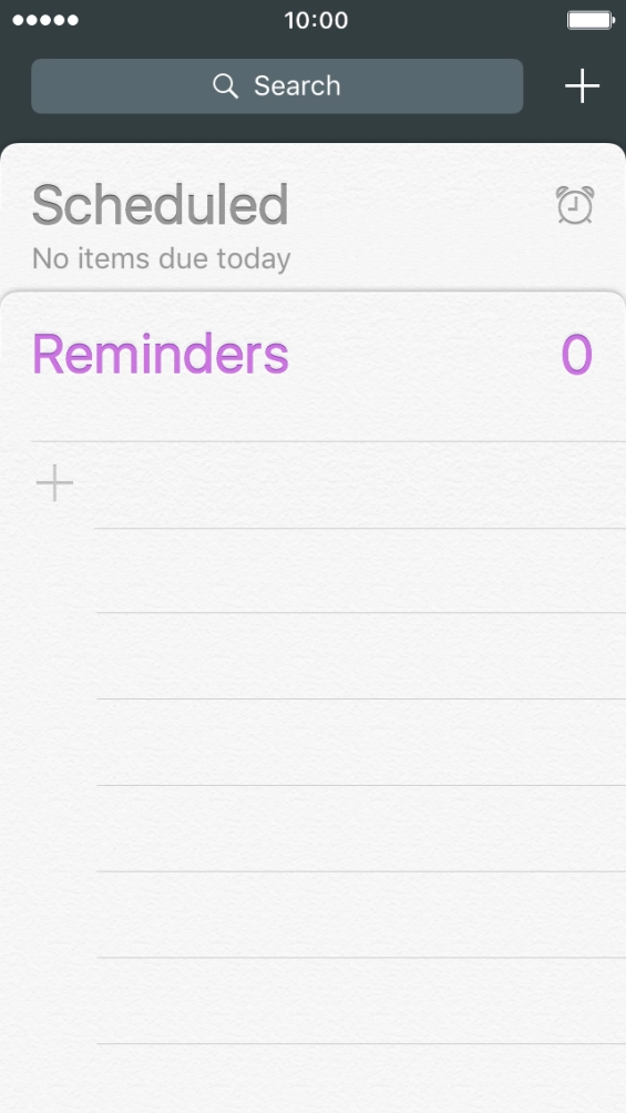 Press Reminders.