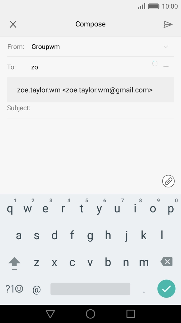 Press the required contact. Press the required contact.