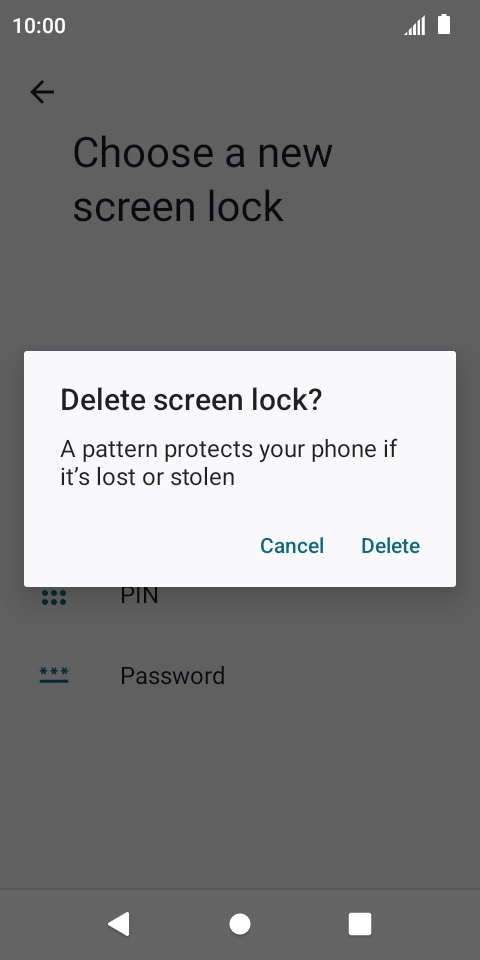 Press Delete.