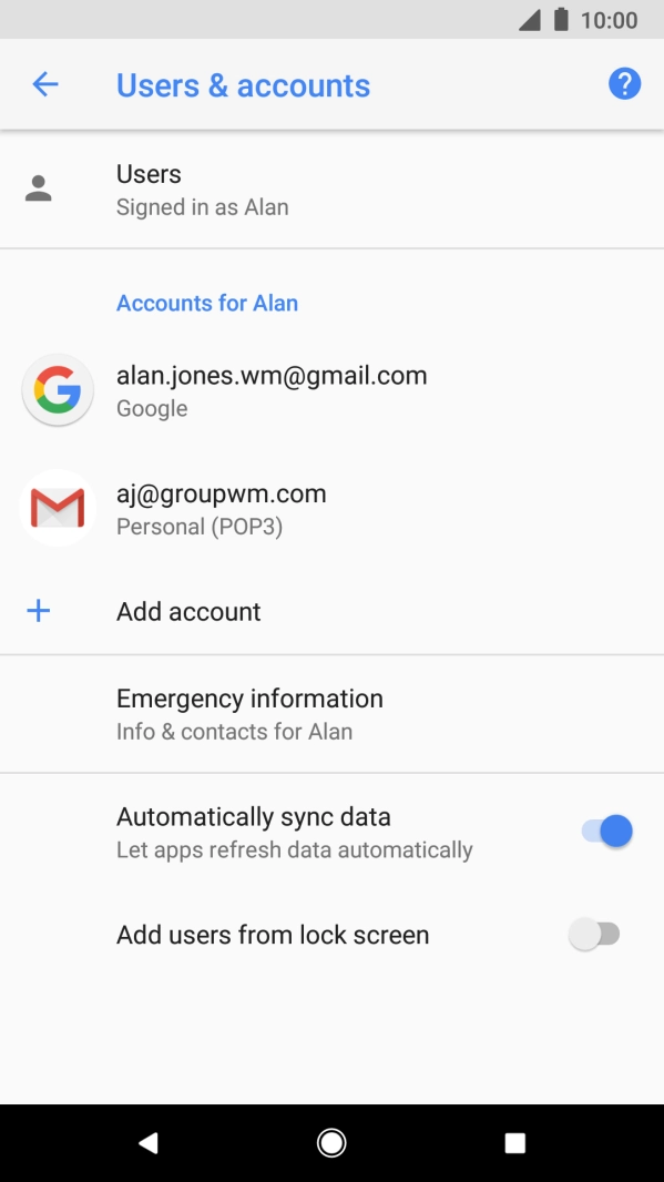 Press the Home key to return to the home screen. Press the Home key to return to the home screen.