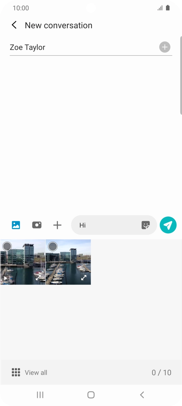 Press View all and go to the required folder. Press View all and go to the required folder.