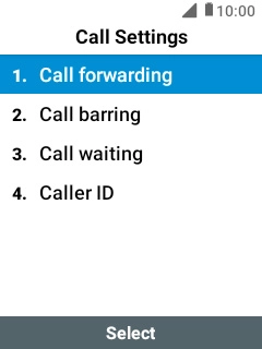 Select Call forwarding.