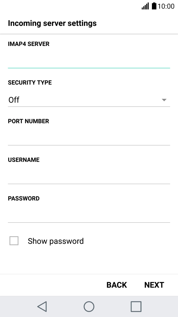 Press the drop down list below Press the drop down list below