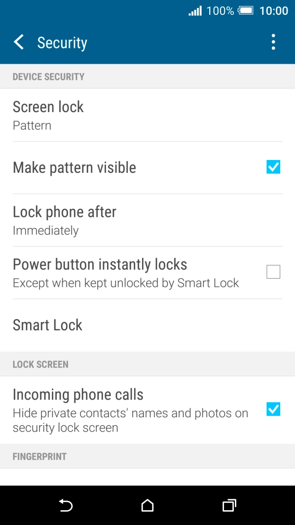 Press Screen lock.