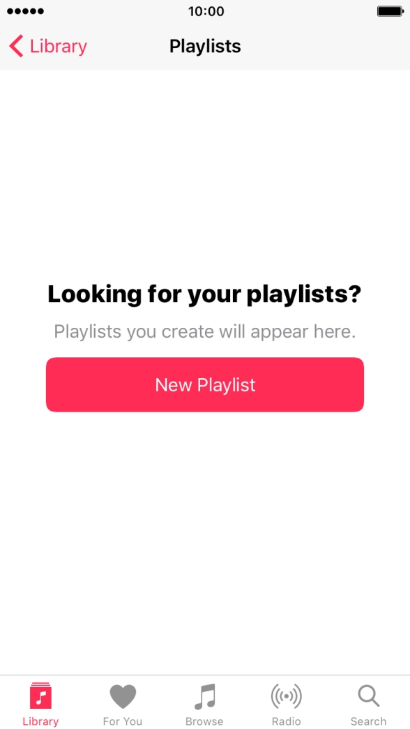 Press New Playlist.