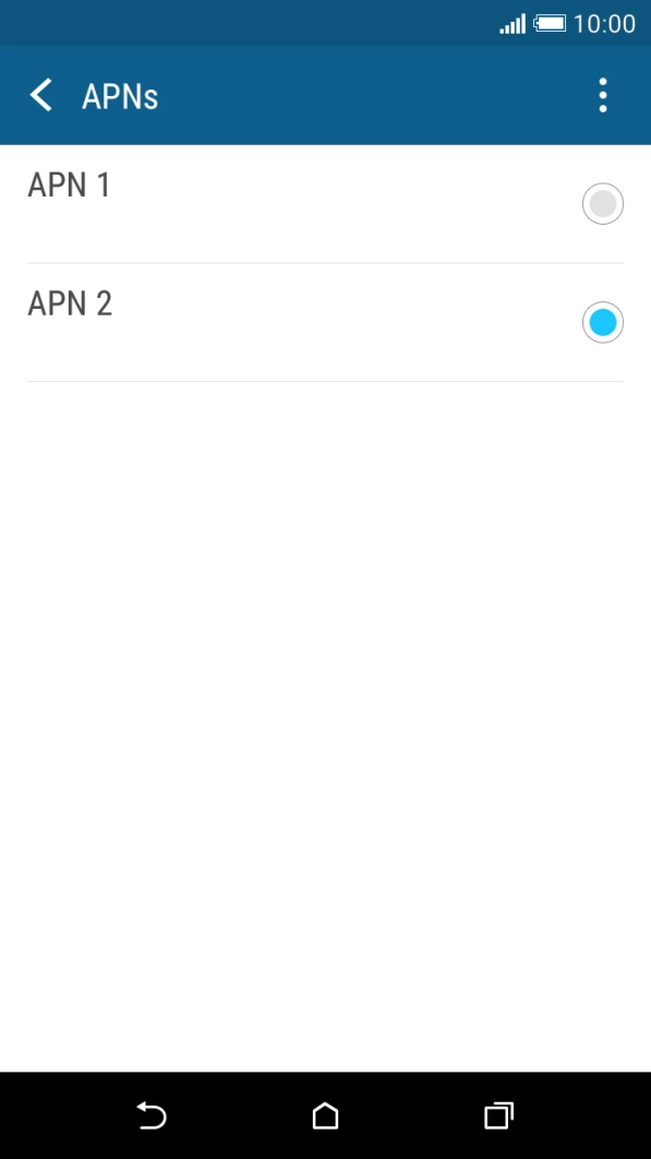 Press the Home key to return to the home screen.