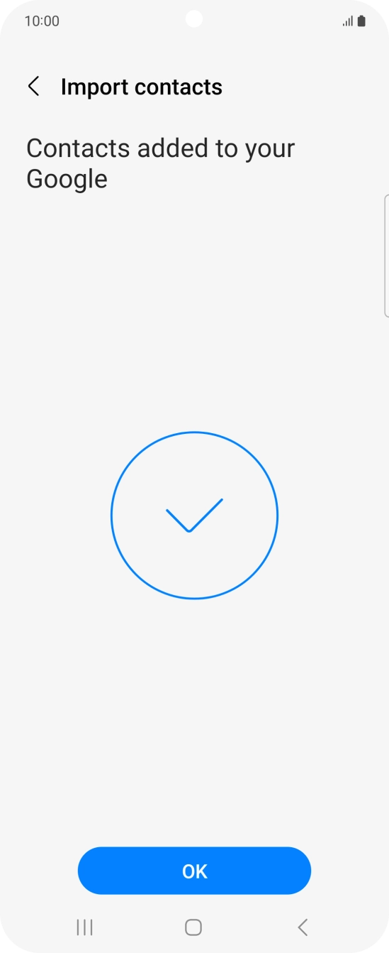 Press OK. Press OK.