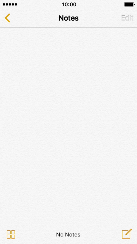 Press the new note icon and write the text for your note.