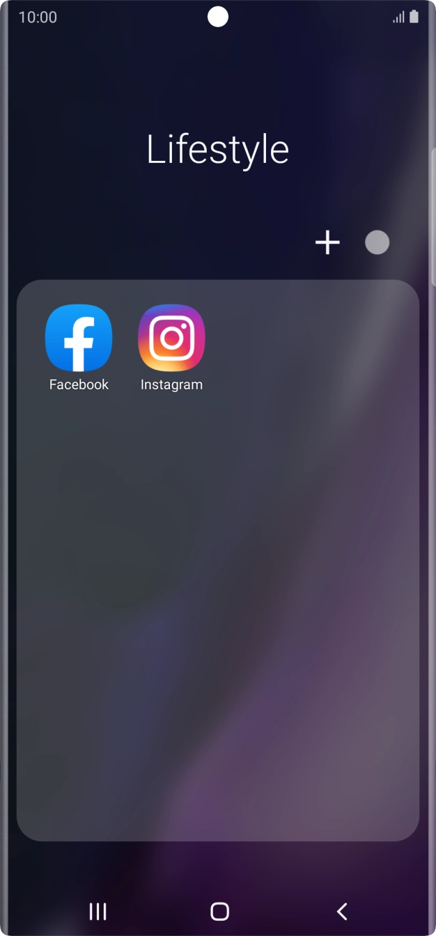 Press Facebook.