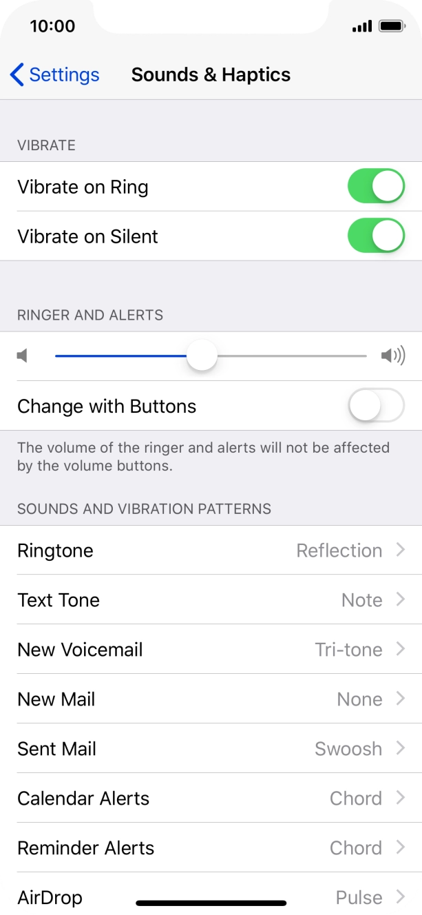 Press the indicator next to Press the indicator next to
