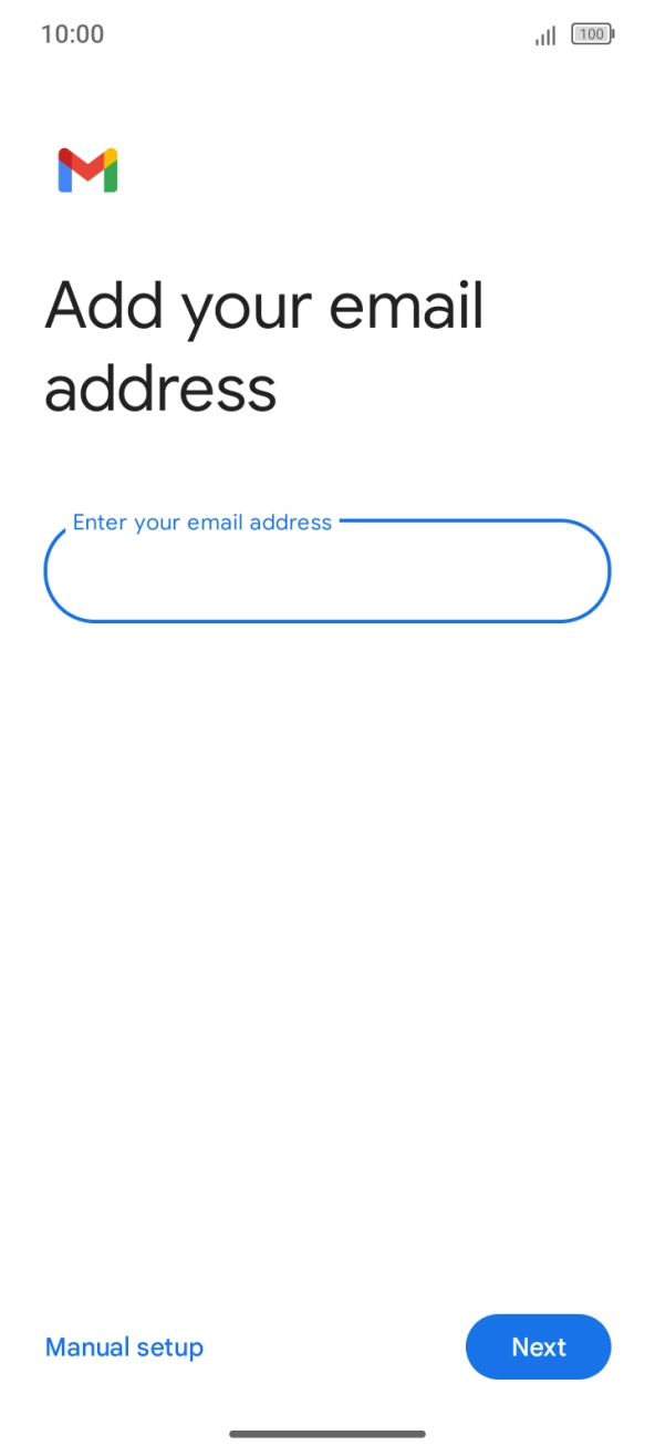 Press Next and key in your Telstra email address. Press Next and key in your Telstra email address.