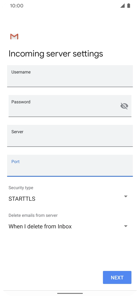 Press the drop down list below Press the drop down list below