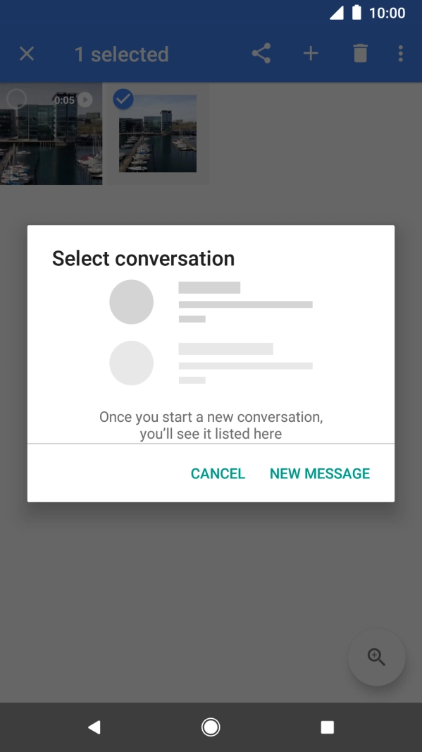 Press NEW MESSAGE.