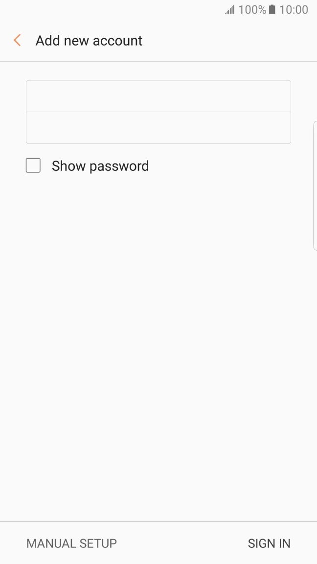 Press SIGN IN. Press SIGN IN.