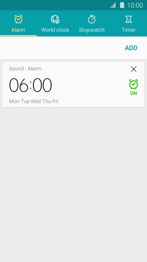 Press the Home key to return to the home screen.
