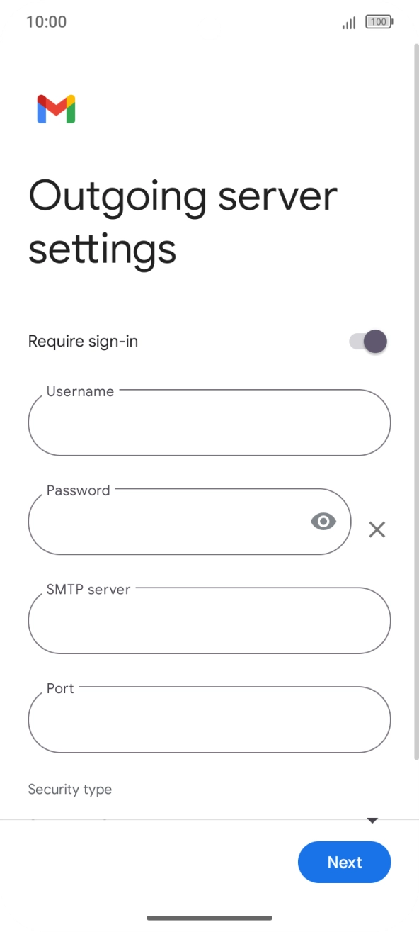 Press the indicator next to Press the indicator next to