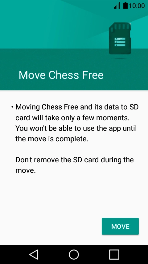 Press MOVE. Press MOVE.