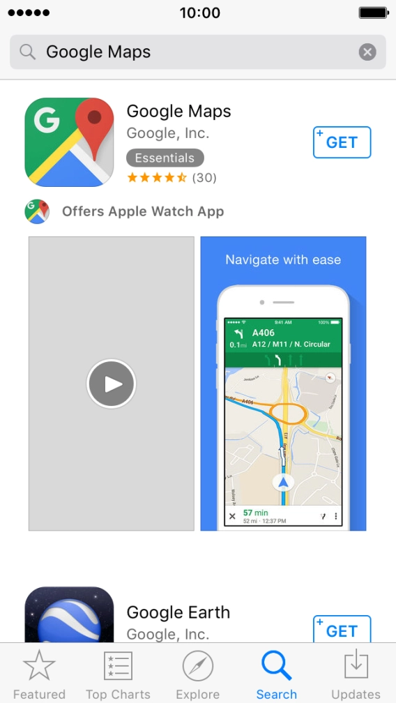 Press Google Maps. Press Google Maps.