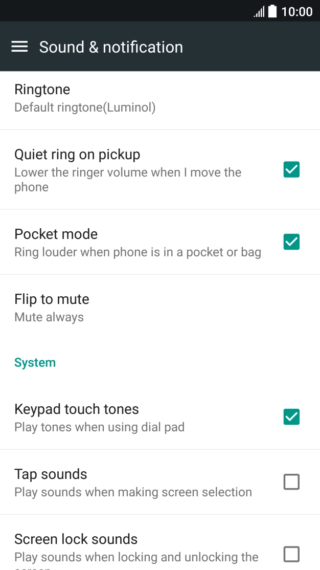 Press Ringtone.