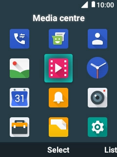 Select Settings.