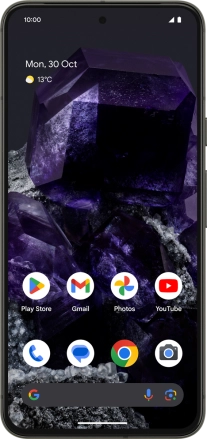 Image 1: Front view of the Google Pixel 8