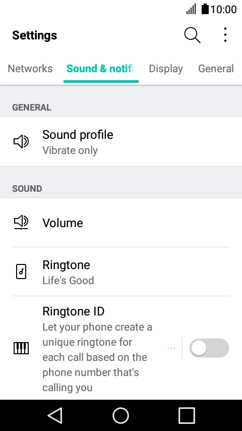 Press Ringtone.