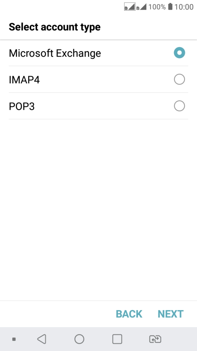 Press POP3. Press POP3.