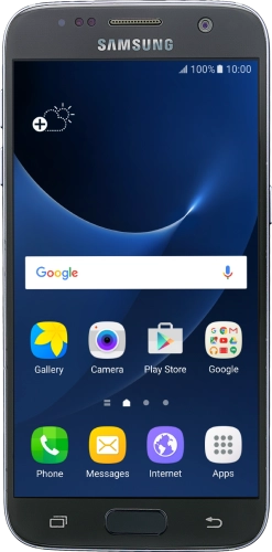 Image 1: Samsung Galaxy S7 in Black Large product image