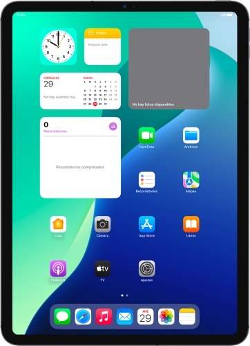 Imagen 1: Vista frontal del Apple iPad Pro 11 - DarkGray