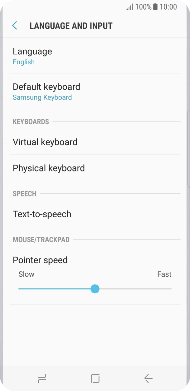 Press Language.