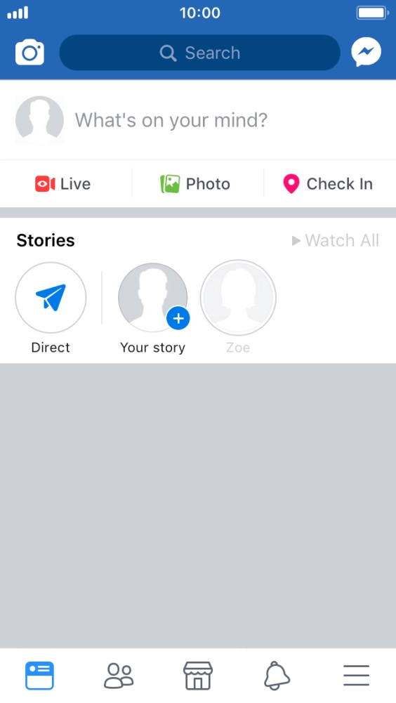 Press the text input field. Press the text input field.