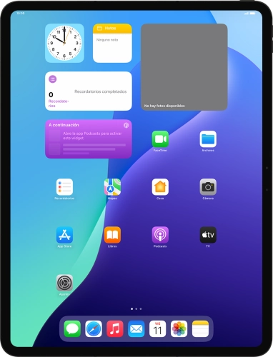 Imagen 1: Vista frontal del Apple iPad Pro 13 (2024) - DarkGray