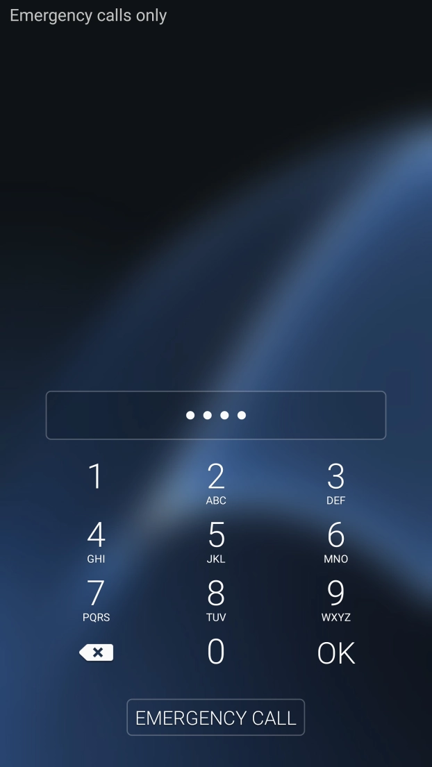 Key in a new four-digit PIN and press OK.