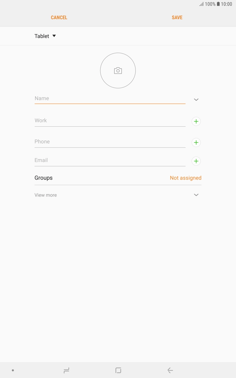 Press the address book drop down list. Press the address book drop down list.