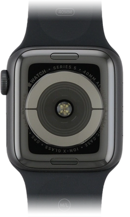 Image 2: Back view of the Apple Watch Series 5