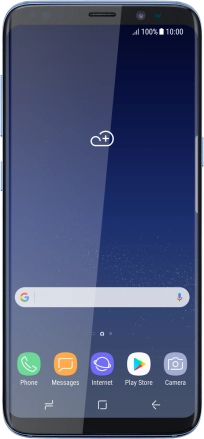 Image 1: Front view of the Samsung Galaxy S8