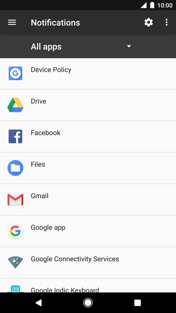 Press Gmail. Press Gmail.