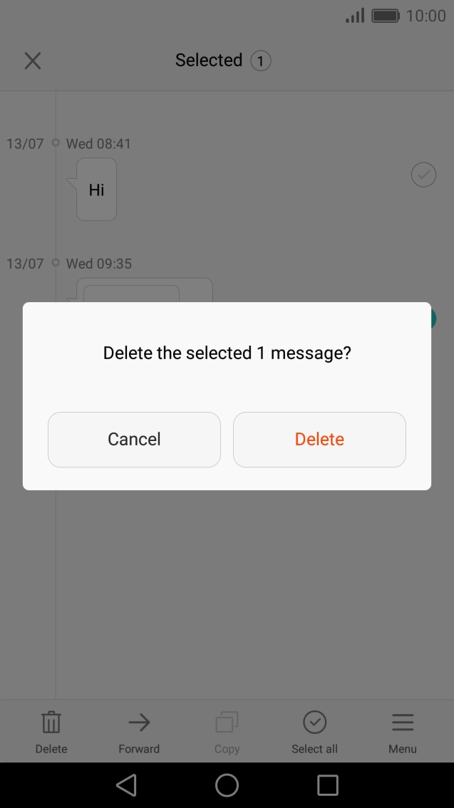 Press Delete.